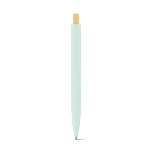 ZARA. Recycled ABS (100% rABS) ballpoint pen with bamboo button ZARA. Recycled ABS (100% rABS) ballpoint pen with bamboo button