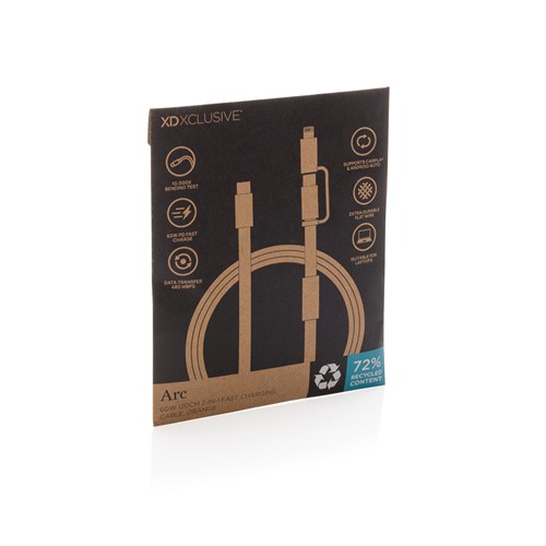 Arc RCS 60W 120 cm 2-in-1 fast charging cable