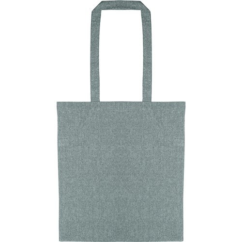 100% RECYCLED COTTON (150 gr/m²) SHOPPING BAG WITH GUSSET