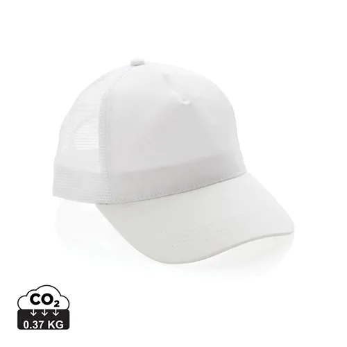 Casquette filet 5 panneaux coton recyclé Impact AWARE™ Casquette filet 5 panneaux coton recyclé Impact AWARE™