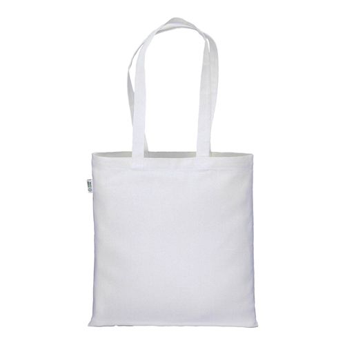 220/g m2 organic cotton shopping bag, long hanles