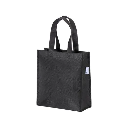 80 g / m2 R-pet mini shopping bag with short handles and gusset