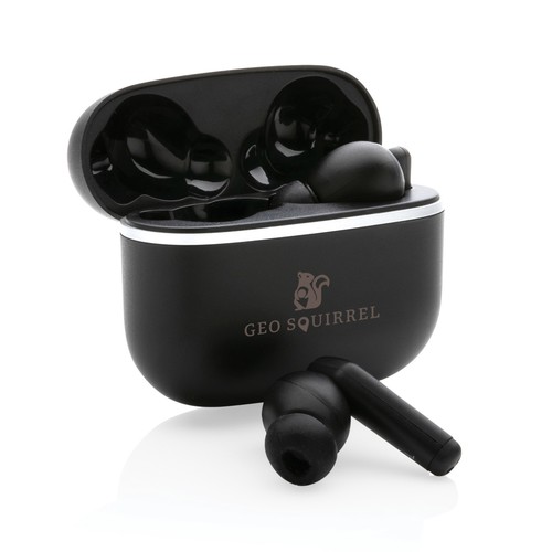 RCS recycled plastic Swiss Peak TWS earbuds 2.0 RCS recycled plastic Swiss Peak TWS earbuds 2.0
