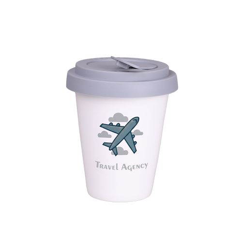 Mug Freedom Small Lock 200ml white/gray