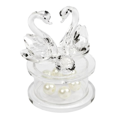 GLASS SWANS - NO BOX GLASS SWANS - NO BOX
