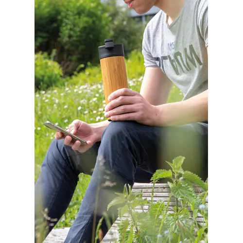 Bogota vacuum bamboo coffee mug Bogota vacuum bamboo coffee mug