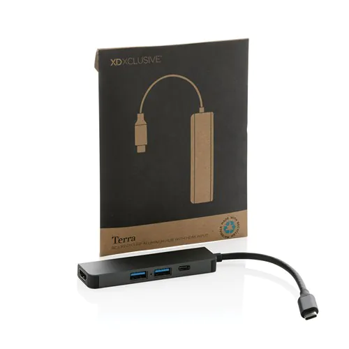 Terra RCS recycled aluminum hub with HDMI input Terra RCS recycled aluminum hub with HDMI input