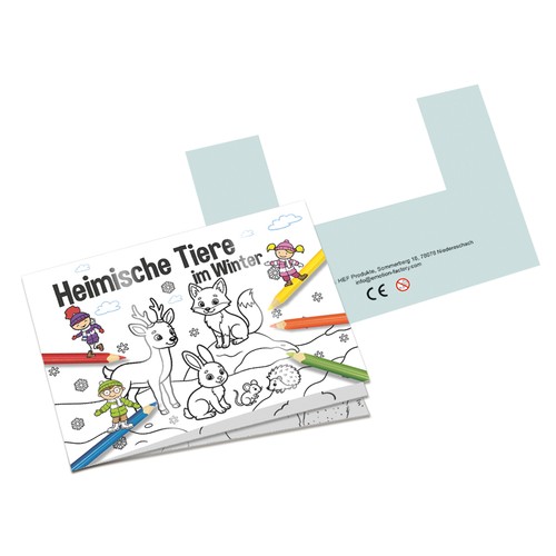 Colouring book A7 - Native animals - Colouring book neutral Colouring book A7 - Native animals - Colouring book neutral