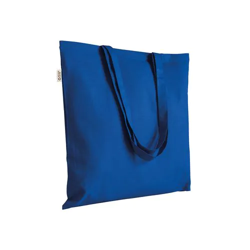 Shopper in cotone/poliestere riciclato 180 g/m2, manici lunghi Shopper in cotone/poliestere riciclato 180 g/m2, manici lunghi