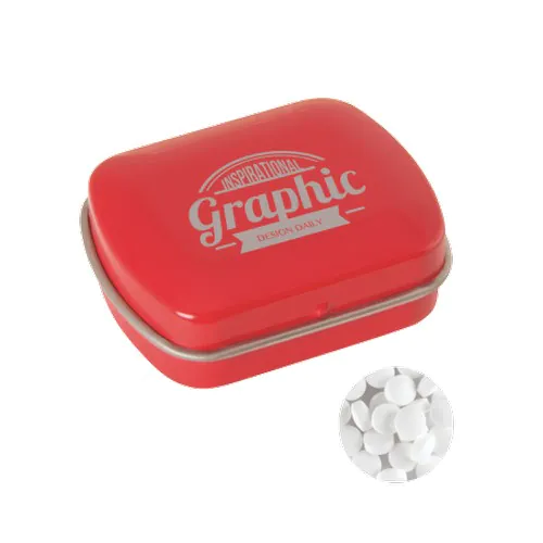 Petite boîte avec extra fort - bonbons `triangle` Petite boîte avec extra fort - bonbons `triangle`