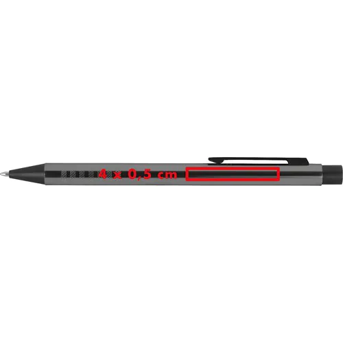 Retractable ballpen made of metal