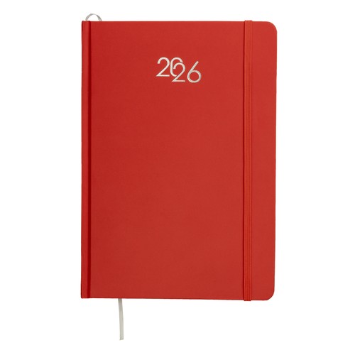 Agenda hebdomadaire 2026, couverture rigide en carton laminé Agenda hebdomadaire 2026, couverture rigide en carton laminé