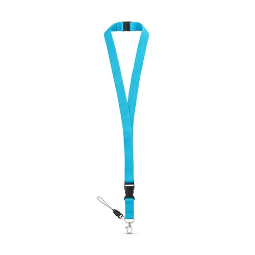 MURRAY. Polyester lanyard met metalen karabijnhaak MURRAY. Polyester lanyard met metalen karabijnhaak