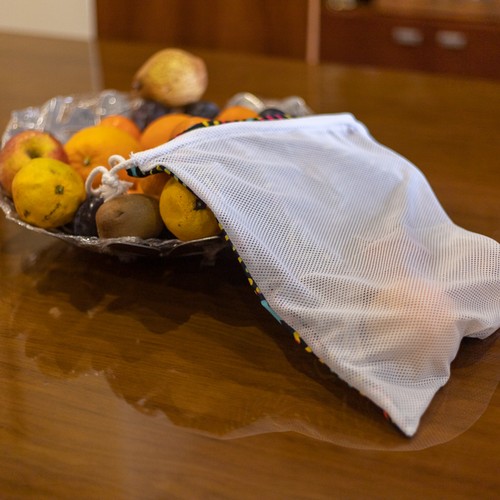 GRAND SAC POLYESTER AVEC FILET PERSONNALISABLE