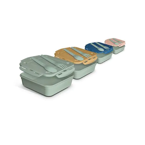 1,2L LUNCH BOX WITH LID, SPOON AND FORK 1,2L LUNCH BOX WITH LID, SPOON AND FORK