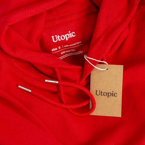 Hooded sweatshirt 100% recycled fabric