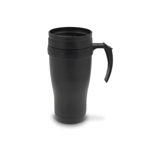 Double walled coffee mug metal 350ml Double walled coffee mug metal 350ml