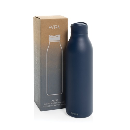 Bouteille d'eau 600ml en acier recyclé RCS Avira Alok Bouteille d'eau 600ml en acier recyclé RCS Avira Alok