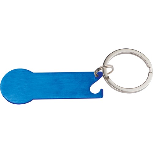 Sleutelhanger winkelwagenmuntje Sleutelhanger winkelwagenmuntje