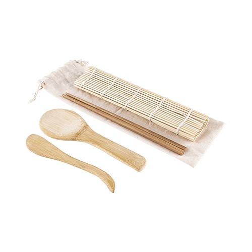 Sushi set supplied in cotton pouch Chioggia Sushi set supplied in cotton pouch Chioggia