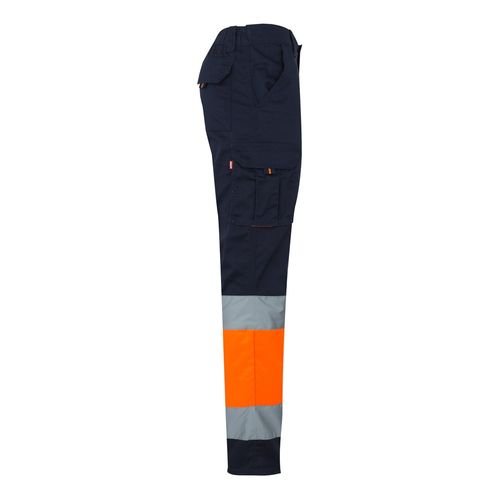 VL ZEUS. Pantaloni elasticizzati bicolore con diverse tasche (240g/m²), in cotone (46%), EME (38%) e poliestere (16%) VL ZEUS. Pantaloni elasticizzati bicolore con diverse tasche (240g/m²), in cotone (46%), EME (38%) e poliestere (16%)