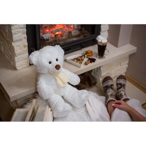 Plush teddy bear | Monty White Plush teddy bear | Monty White