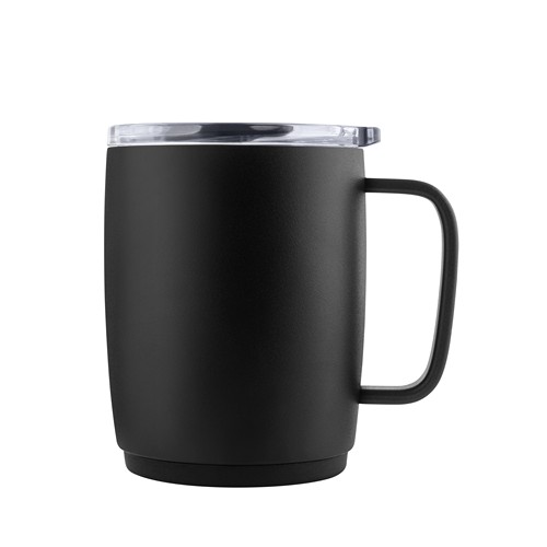 Metmaxx® "Crema OfficeVibeThermo" thermal mug, black with lid