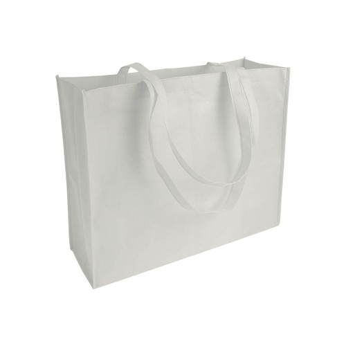 Non woven sticked shopping bag, long handle and gusset Non woven sticked shopping bag, long handle and gusset