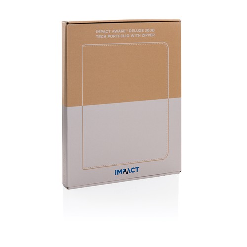 Impact Aware™ deluxe 300D tech portfolio met rits Impact Aware™ deluxe 300D tech portfolio met rits