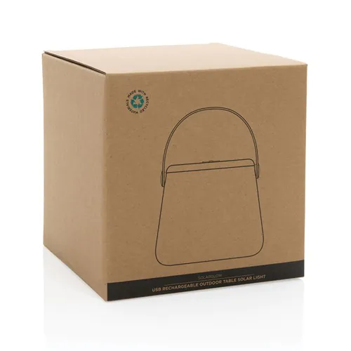 SolarGlow RCS recycled ABS USB-rechargeable outdoor light SolarGlow RCS recycled ABS USB-rechargeable outdoor light