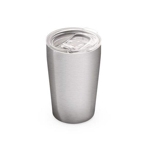 SLIDER. Tasse de voyage 380mL en acier inox