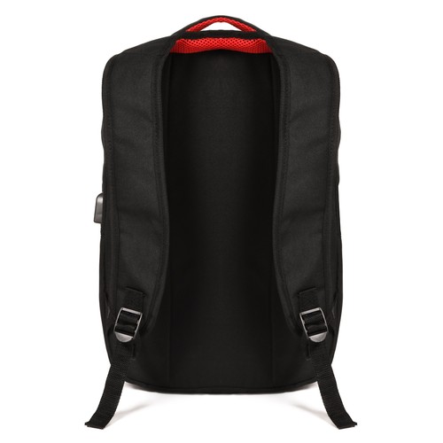 600D RPET LAPTOP RUCKSACK WITH USB CHARGE PORT