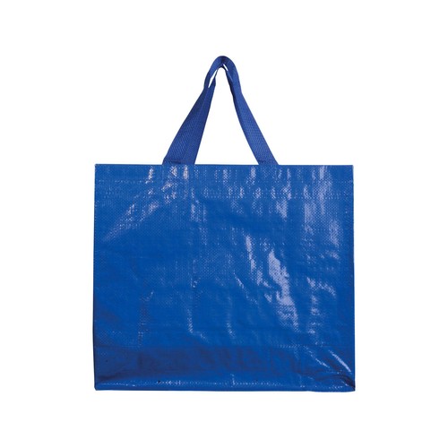 Bolsa de polipropileno laminado, asas cinta y fuelle Bolsa de polipropileno laminado, asas cinta y fuelle
