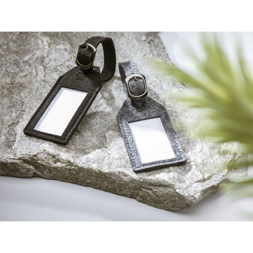 RPET Felt GRS Luggage Tag étiquette de bagage