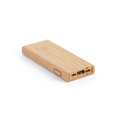 KOHN. Power bank 5.000 mAh z bambusa