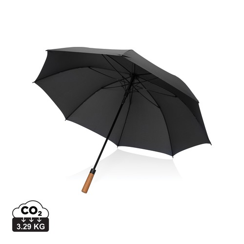 Parapluie 30" en rPET Aware™ et poignée en acacias Parapluie 30" en rPET Aware™ et poignée en acacias