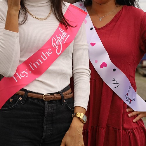 CUSTOMIZABLE SATIN Sash