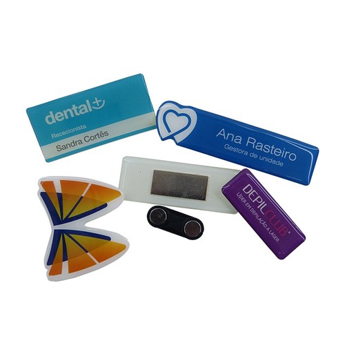 AIMANT PERSONNALISABLE BADGE ÉPOXY