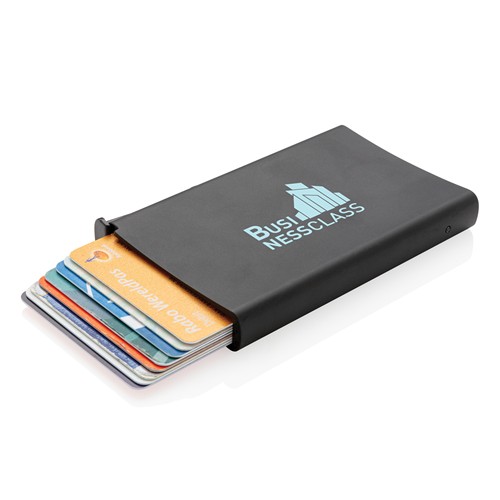Tarjetero RFID de aluminio estándar Tarjetero RFID de aluminio estándar