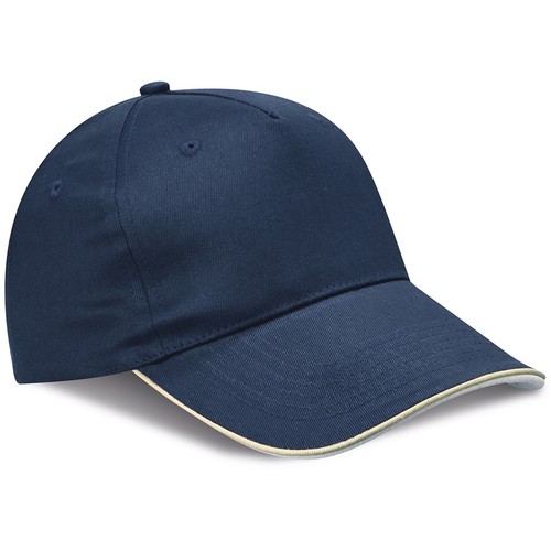 5 PANELS CAP WITH PIPING IN 100% COTTON 5 PANELS CAP WITH PIPING IN 100% COTTON