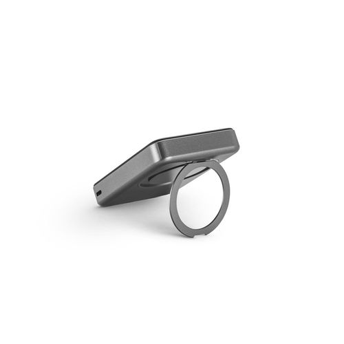 WARSHEL 10. Batterie nomade magnétique de 10 000 mAh avec chargeur sans fil ultrarapide de 15 W en ABS recyclé (100 % rABS) avec support WARSHEL 10. Batterie nomade magnétique de 10 000 mAh avec chargeur sans fil ultrarapide de 15 W en ABS recyclé (100 % rABS) avec support