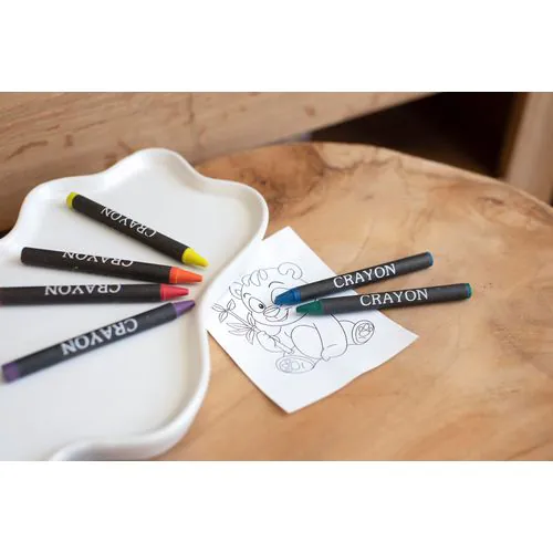 Kartonnen doosje met waskrijt Selena Kartonnen doosje met waskrijt Selena