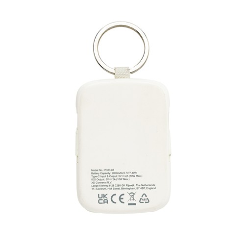 Nexo RCS keychain 2000 mah powerbank with integrated cables Nexo RCS keychain 2000 mah powerbank with integrated cables