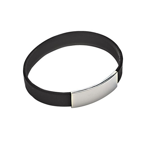 BRACELET FOR MAN BLACK SILICONE BRACELET FOR MAN BLACK SILICONE