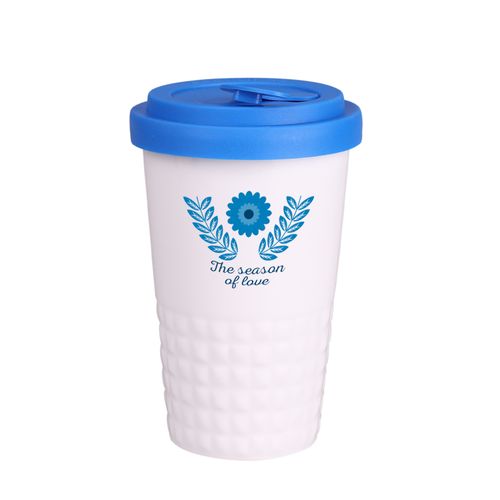 Mug Freedom Excellence Lock 280ml white/blue