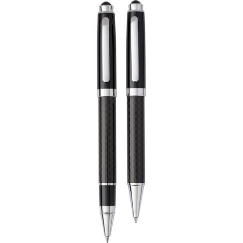 Carbon fibre and brass writing set Ziva Carbon fibre and brass writing set Ziva