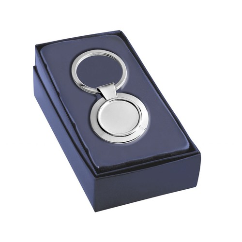 KEYCHAIN METAL W/ DOUBLE HOLLOW D.25mm