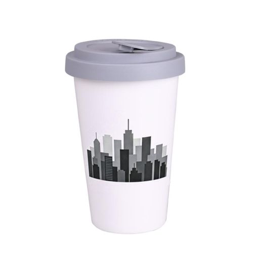 Mug Freedom Lock 280ml white/gray Mug Freedom Lock 280ml white/gray