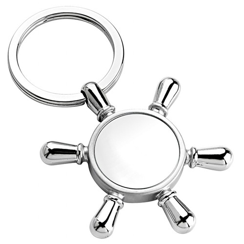 PORTE-CLES GOUVERNAIL AVEC COMPAS
