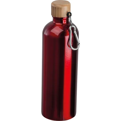 Gourde en acier inoxydable avec mousqueton, 750ml Gourde en acier inoxydable avec mousqueton, 750ml